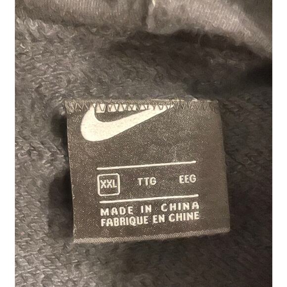 Nike Sportswear Hoodie Mirrored GraphicCJ5048 010 Big Swoosh Logo Pullover XXL‎ - Picture 4 of 10